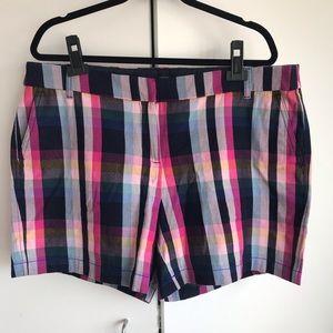 J Crew Factory plaid shorts